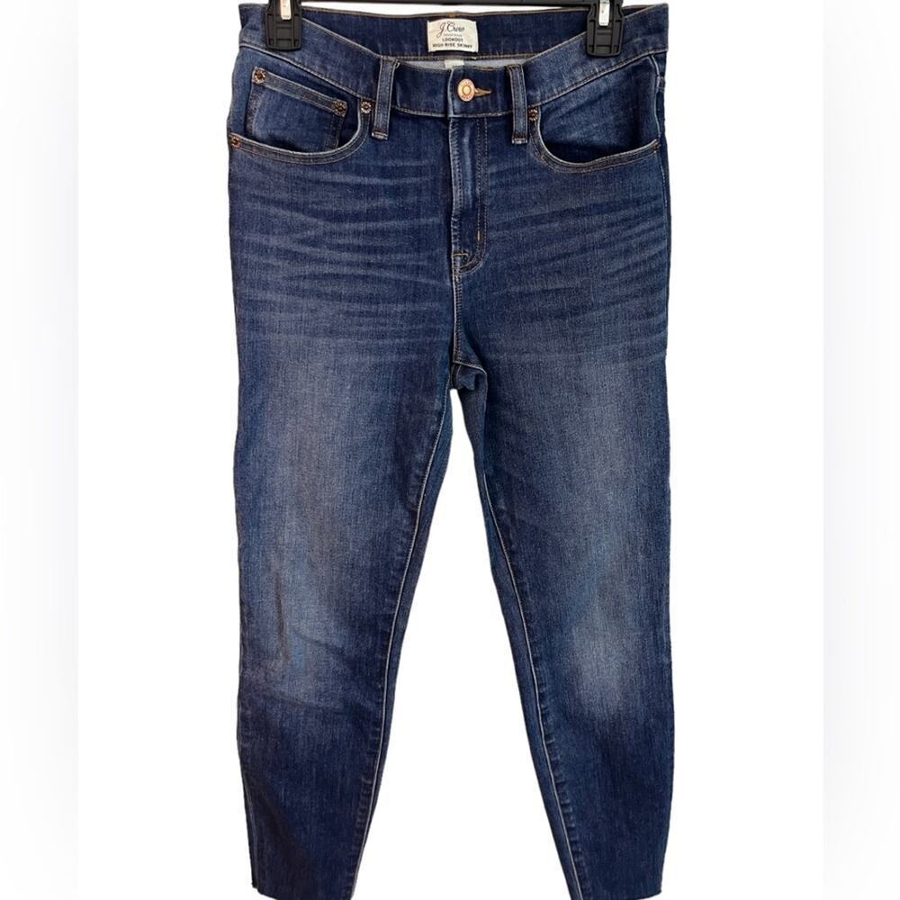 J Crew Women’s Lookout High Rise Skinny Size 28 Dark Wash